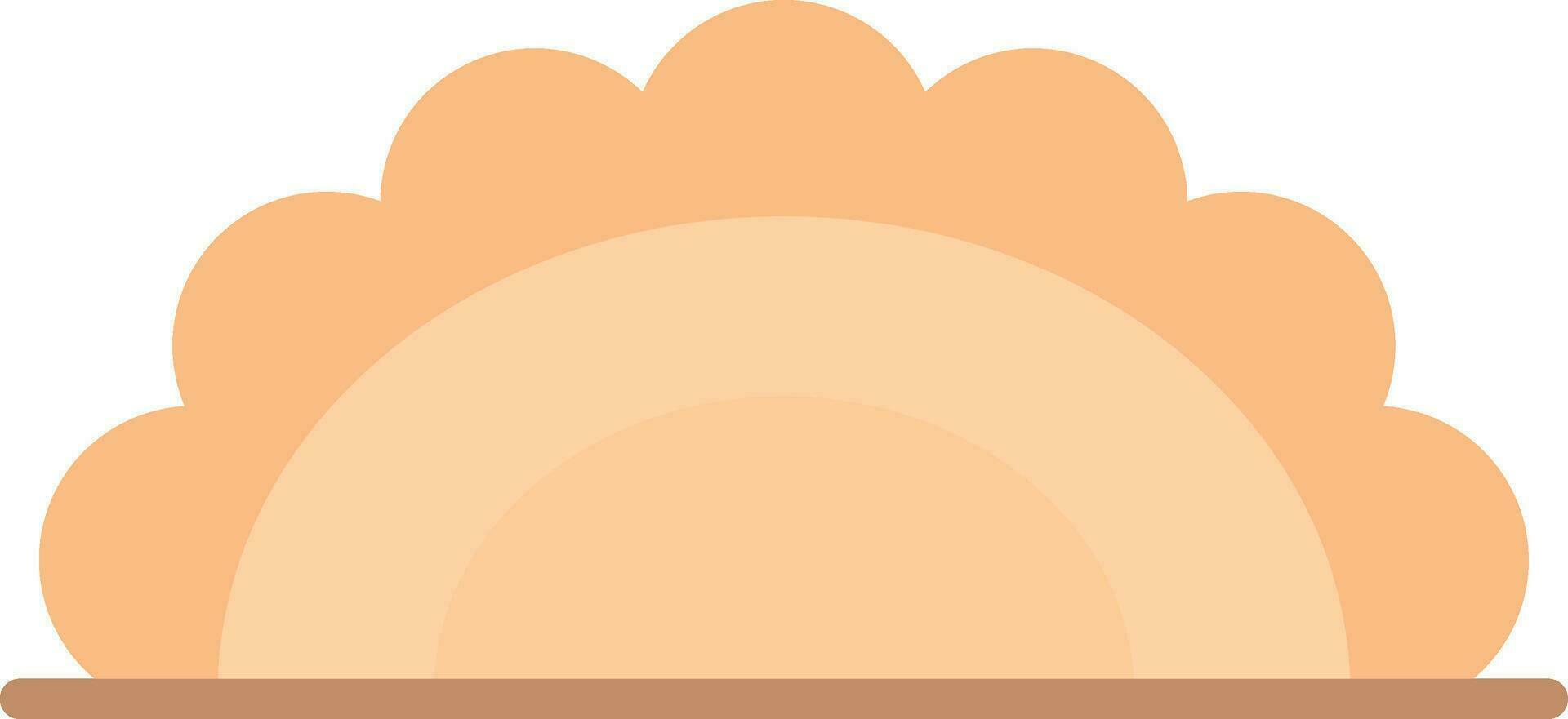 empanada vector icono