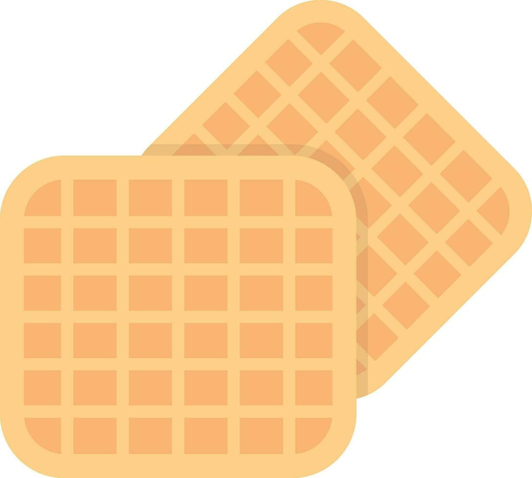 Waffle Vector Icon