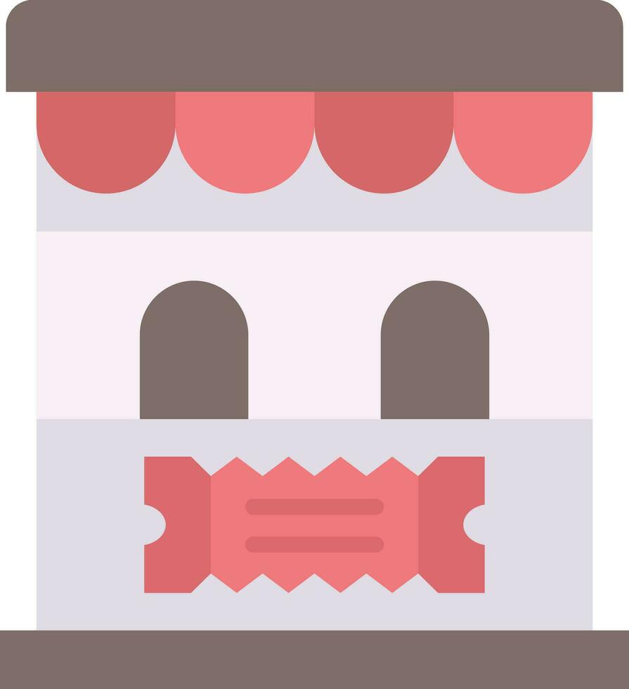 Ticket Office Vector Icon