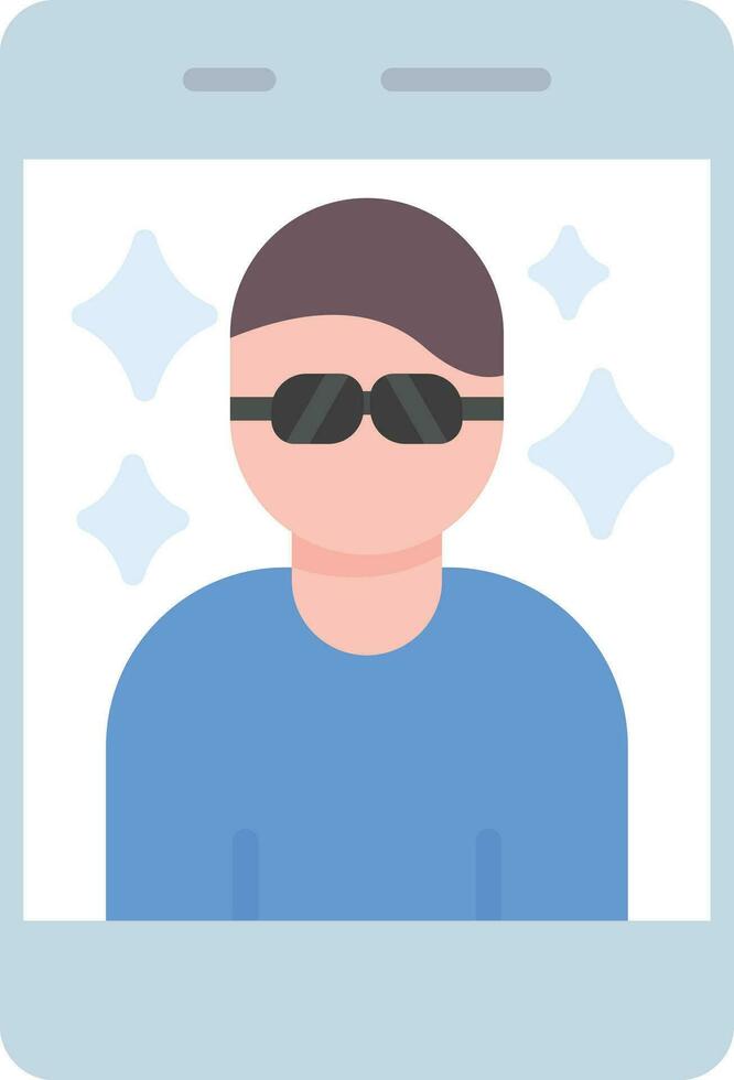 hombre de influencia masculino vector icono