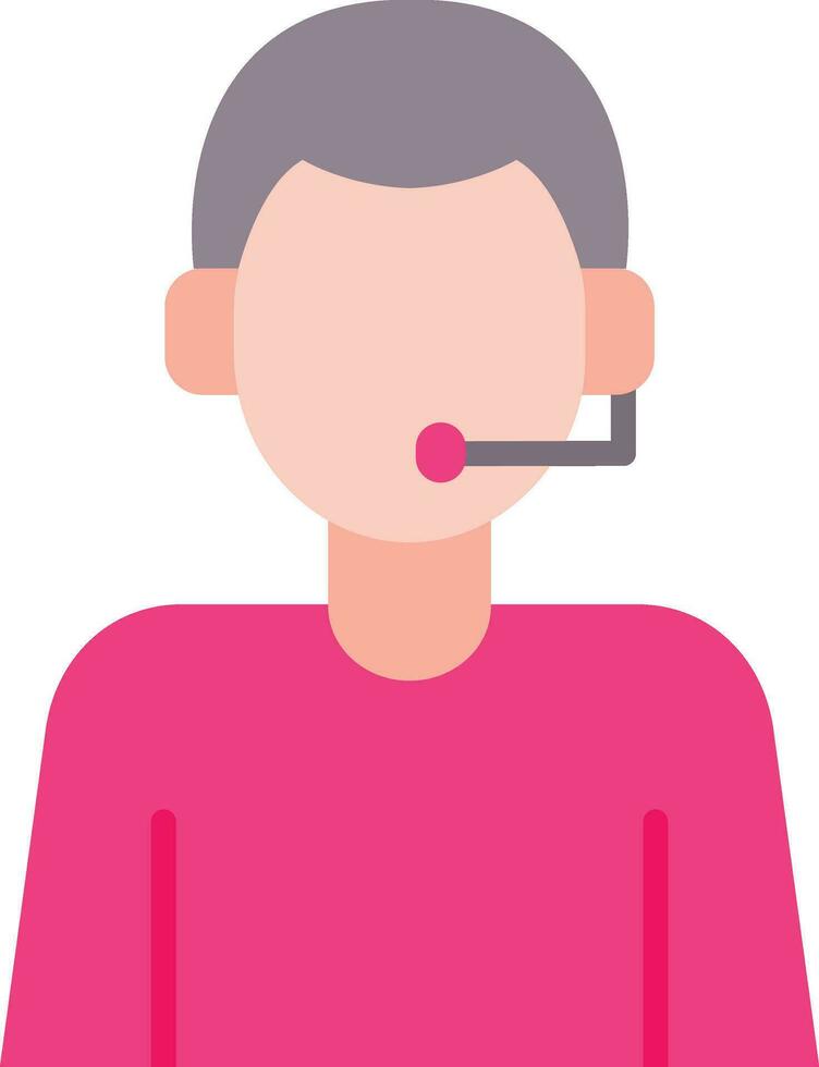 Customer Service Agent Vector Icon