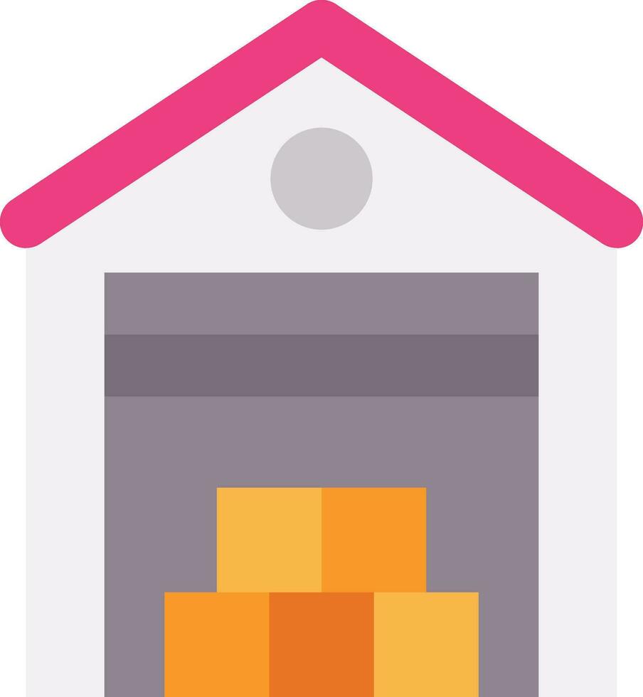 Warehouse Vector Icon