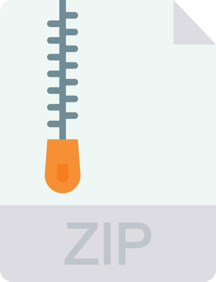 Zip File Vector Icon