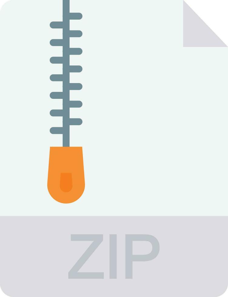 icono de vector de archivo zip