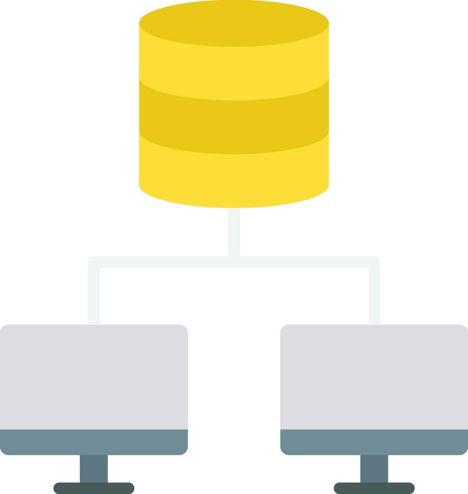 Database Network Vector Icon