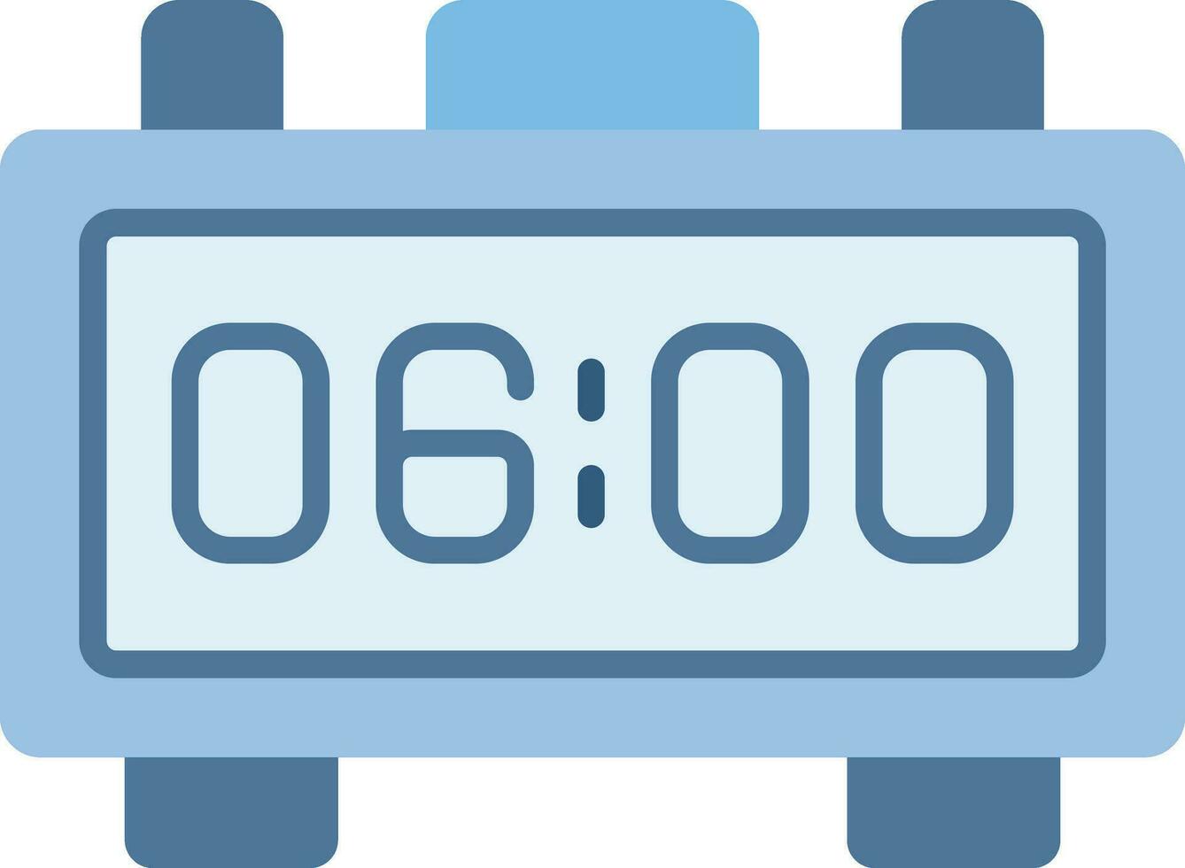Digital Clock Vector Icon