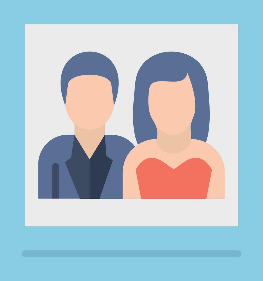 icono de vector de fotos de boda