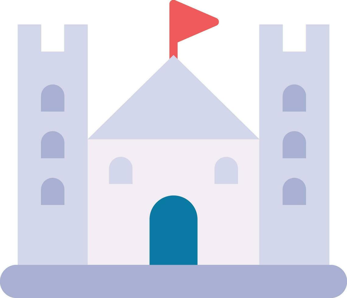 icono de vector de castillo