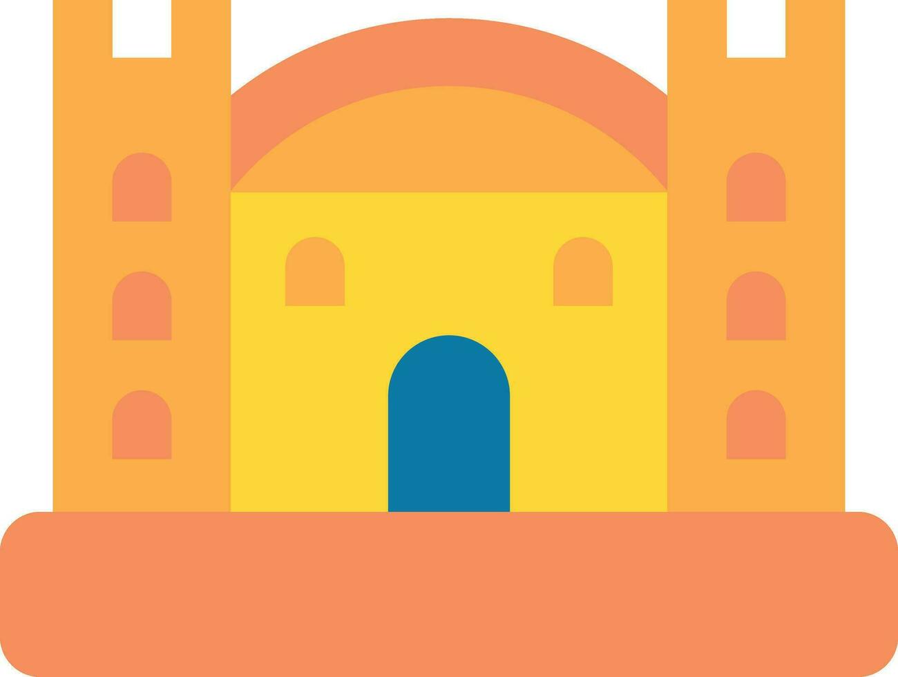 Bouncy Castle Vector Icon