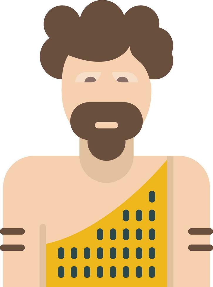 Neanderthal Man Icon vector