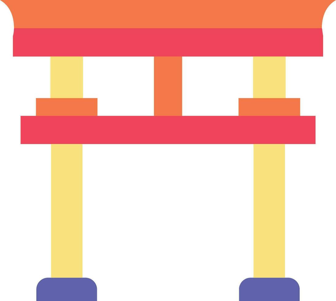 Torii Gate Vector Icon