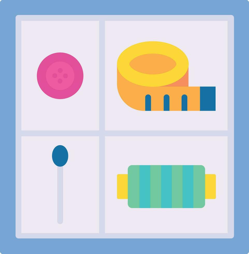 Sewing Box Vector Icon