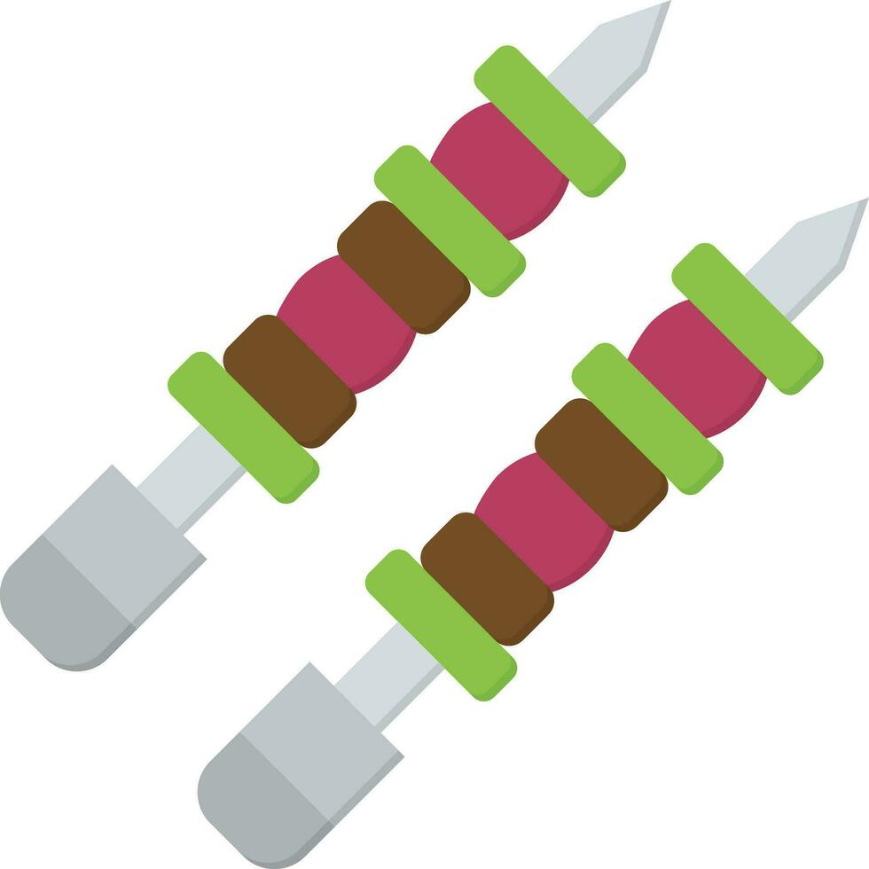 Shish Kebab Vector Icon