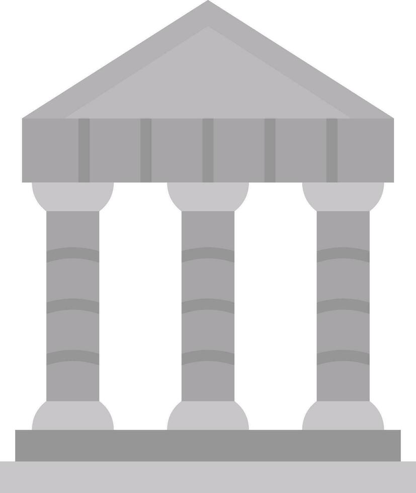 Greek Temple Vector Icon