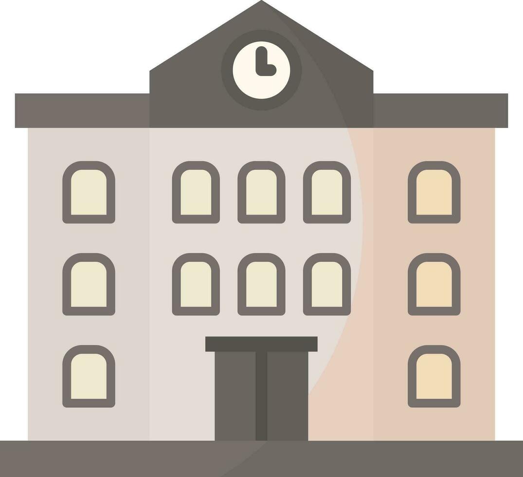 Old Building Vector Icon