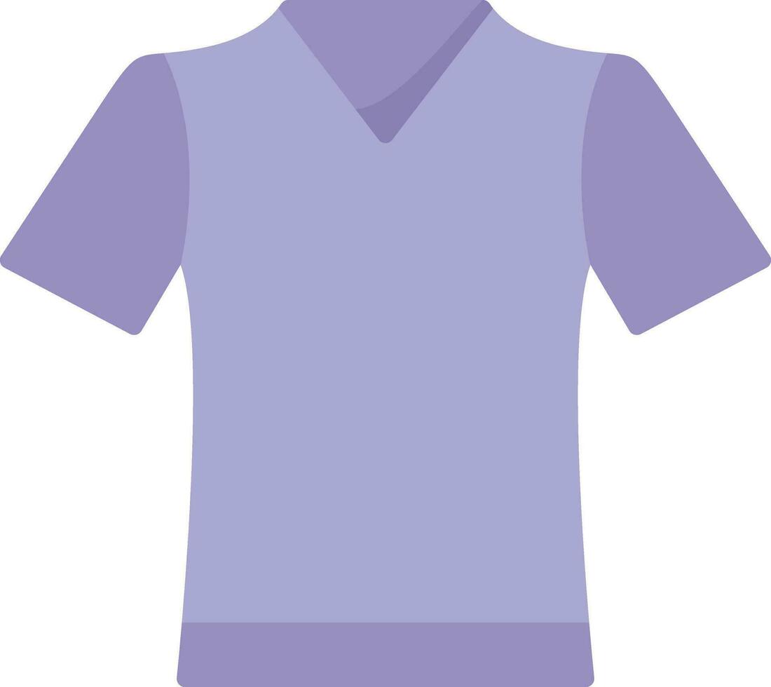 V Neck Shirt Vector Icon