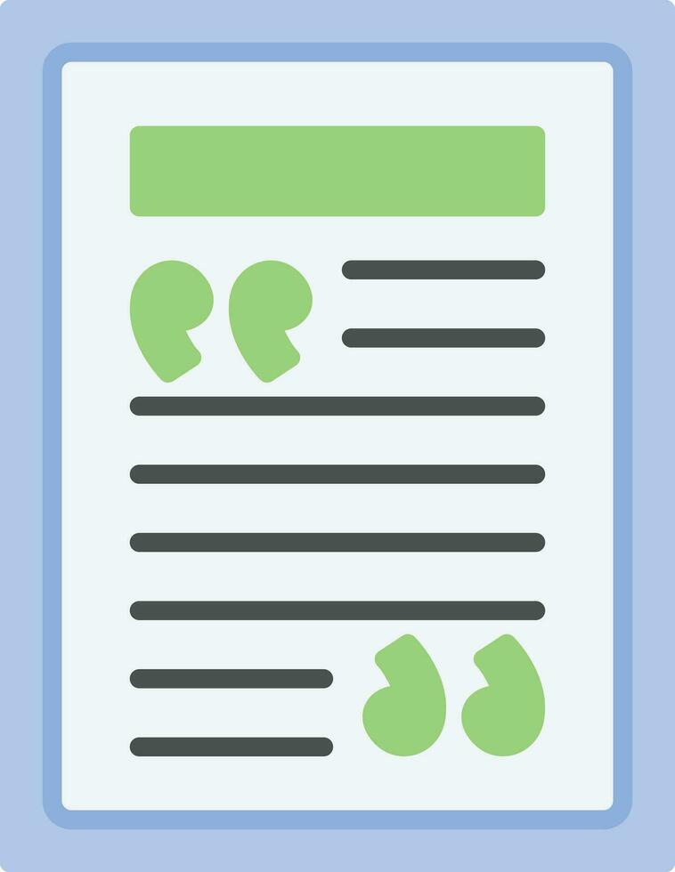 Quotes Vector Icon