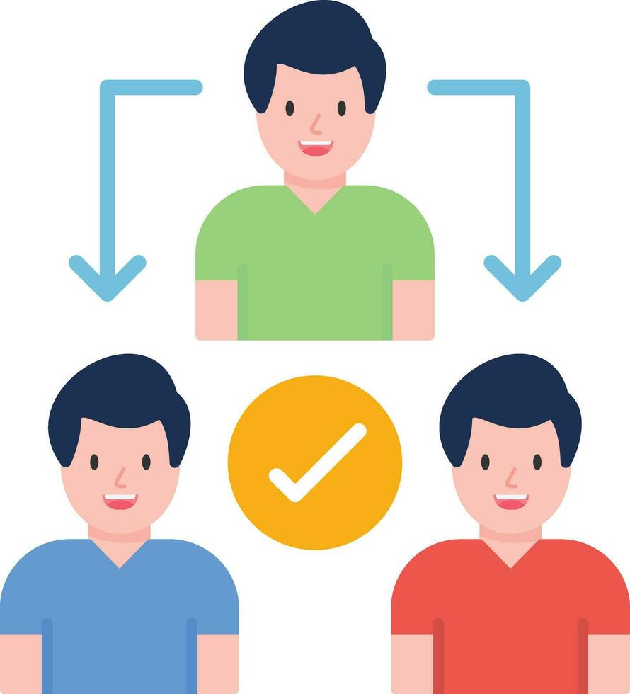 Delegate Vector Icon