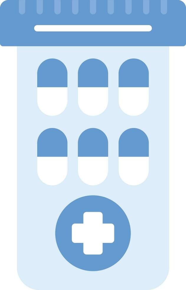 Pills Bottle Vector Icon