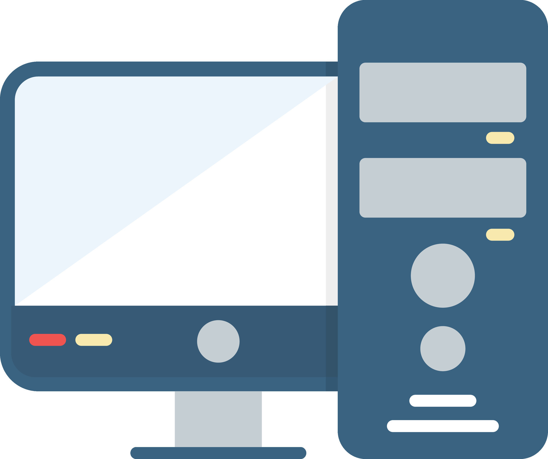 Computer Tower Vector Icon 30374286 Vector Art at Vecteezy