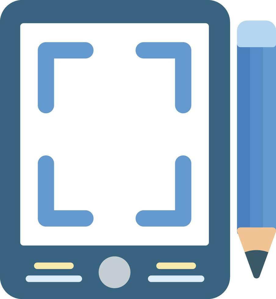 Pen Tablet Vector Icon