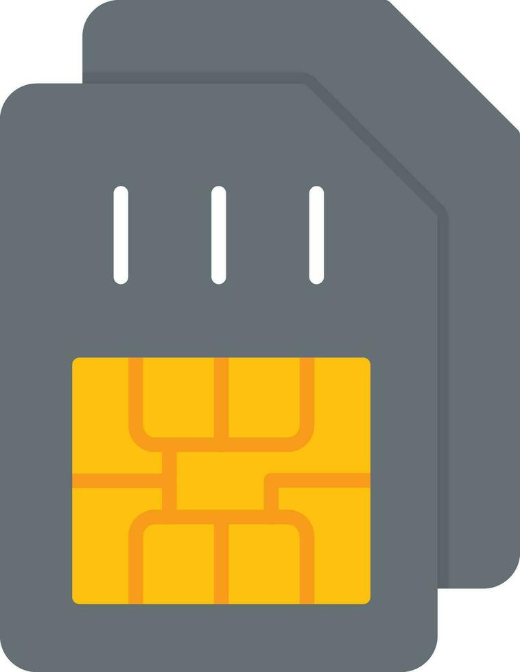 Sim Card Vector Icon