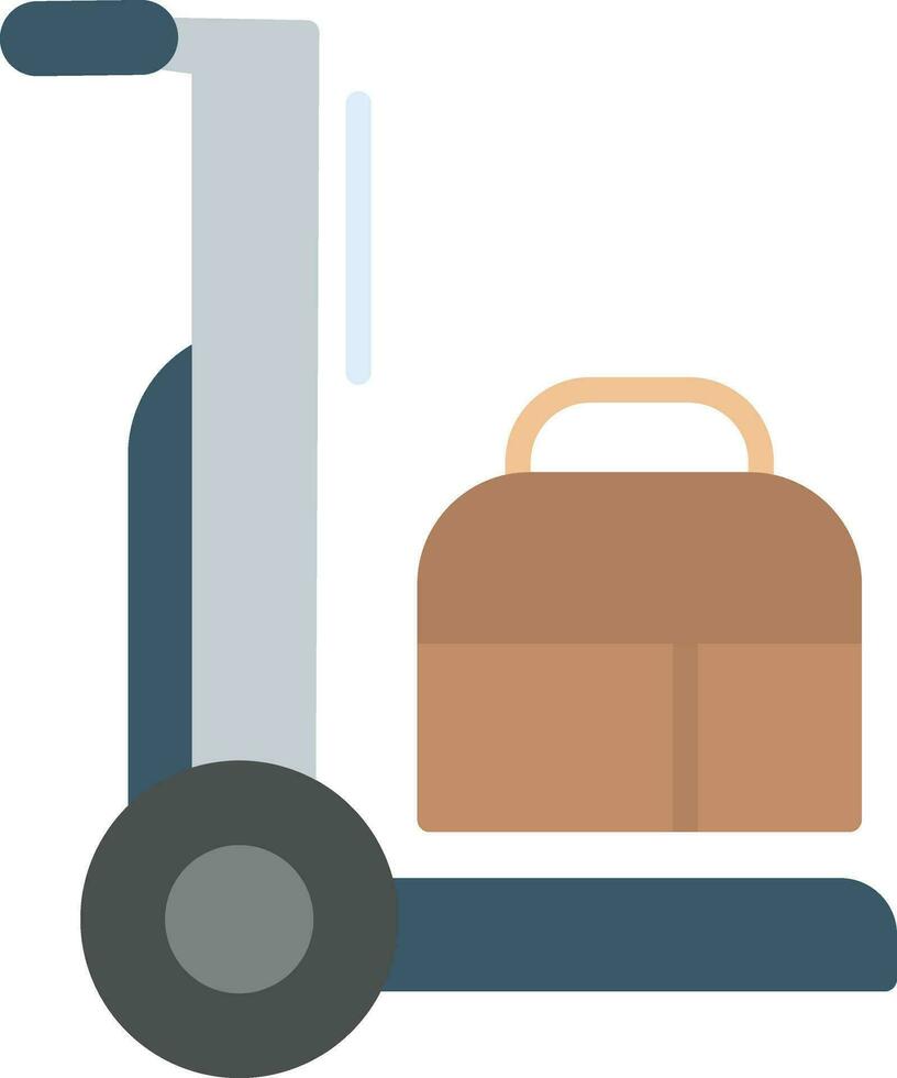 Baggage Truck Vector Icon