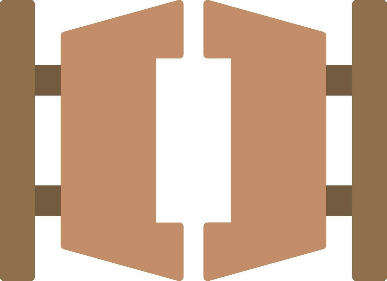 Saloon Gate Vector Icon