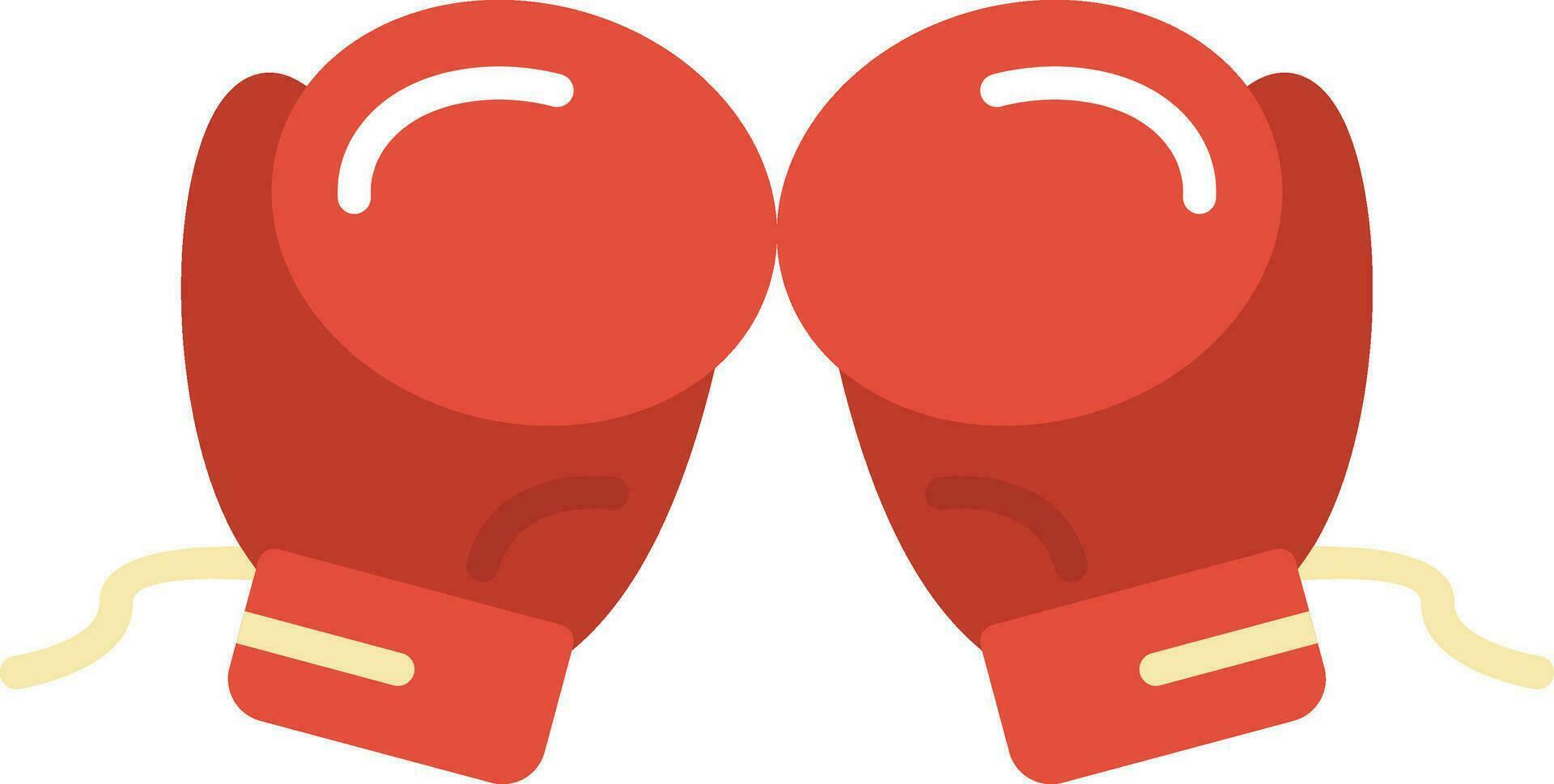 icono de vector de guantes de boxeo