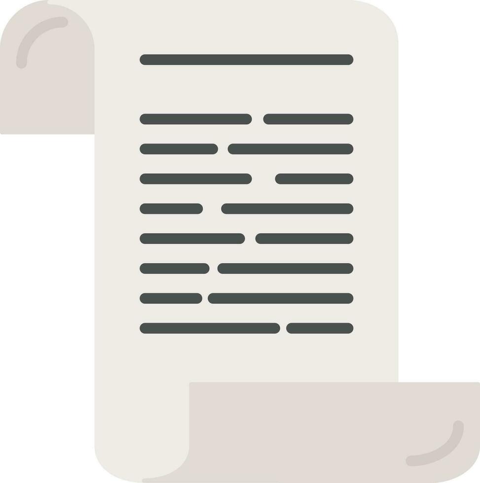 Pirate Scroll Vector Icon