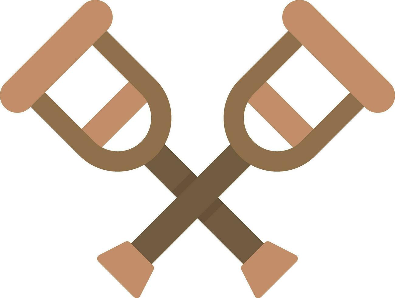 Crutch Vector Icon