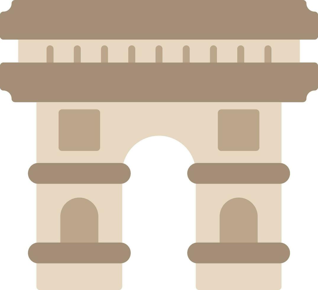 Arc De Triomphe Vector Icon