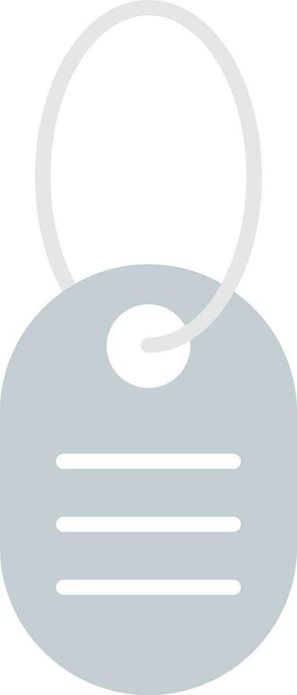 Army Dog Tag Vector Icon
