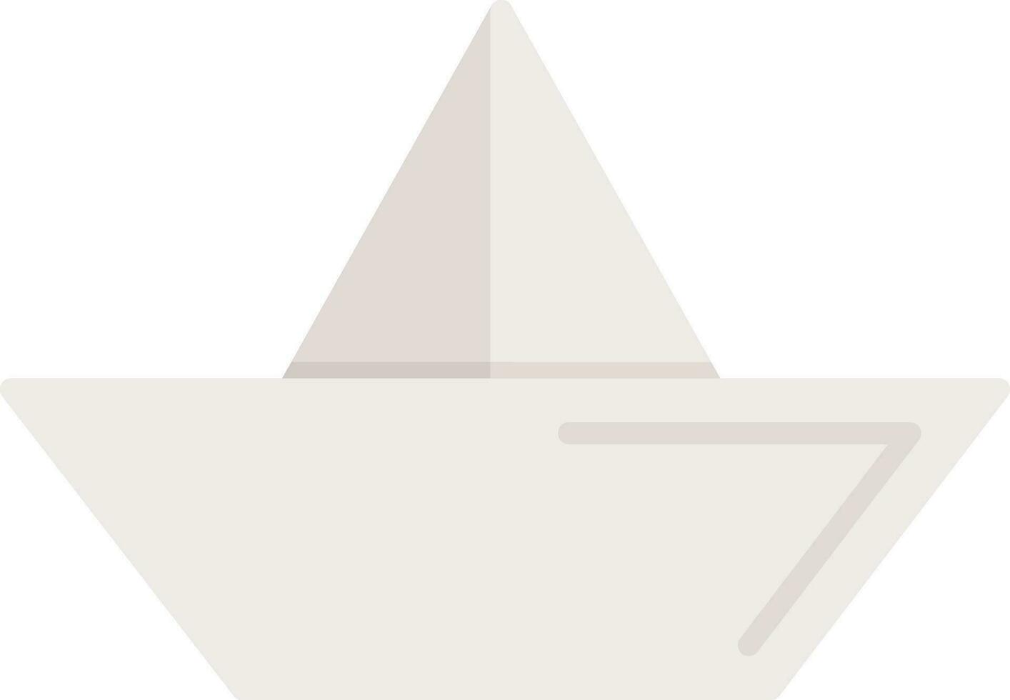 papel barco vector icono