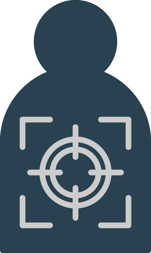 Police Shooting Vector Icon