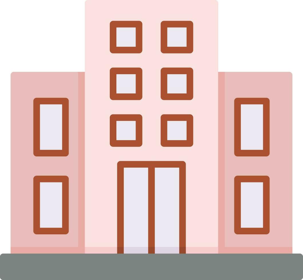 Hotel Building Vector Icon