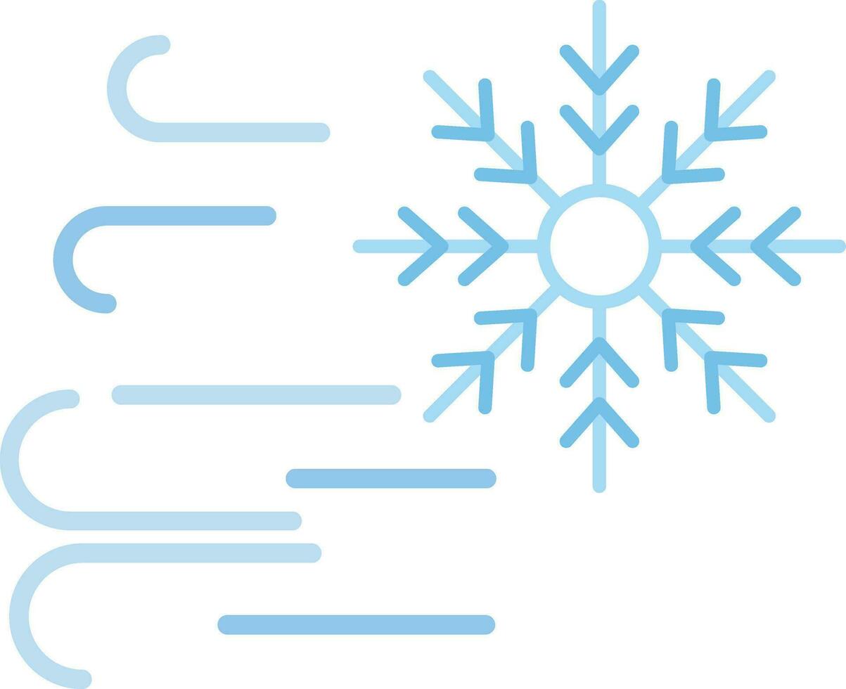 Cold Wave Vector Icon