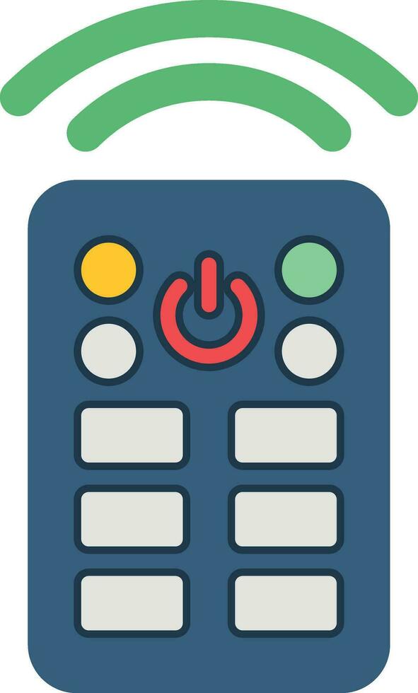 Smart Remote Control Vector Icon