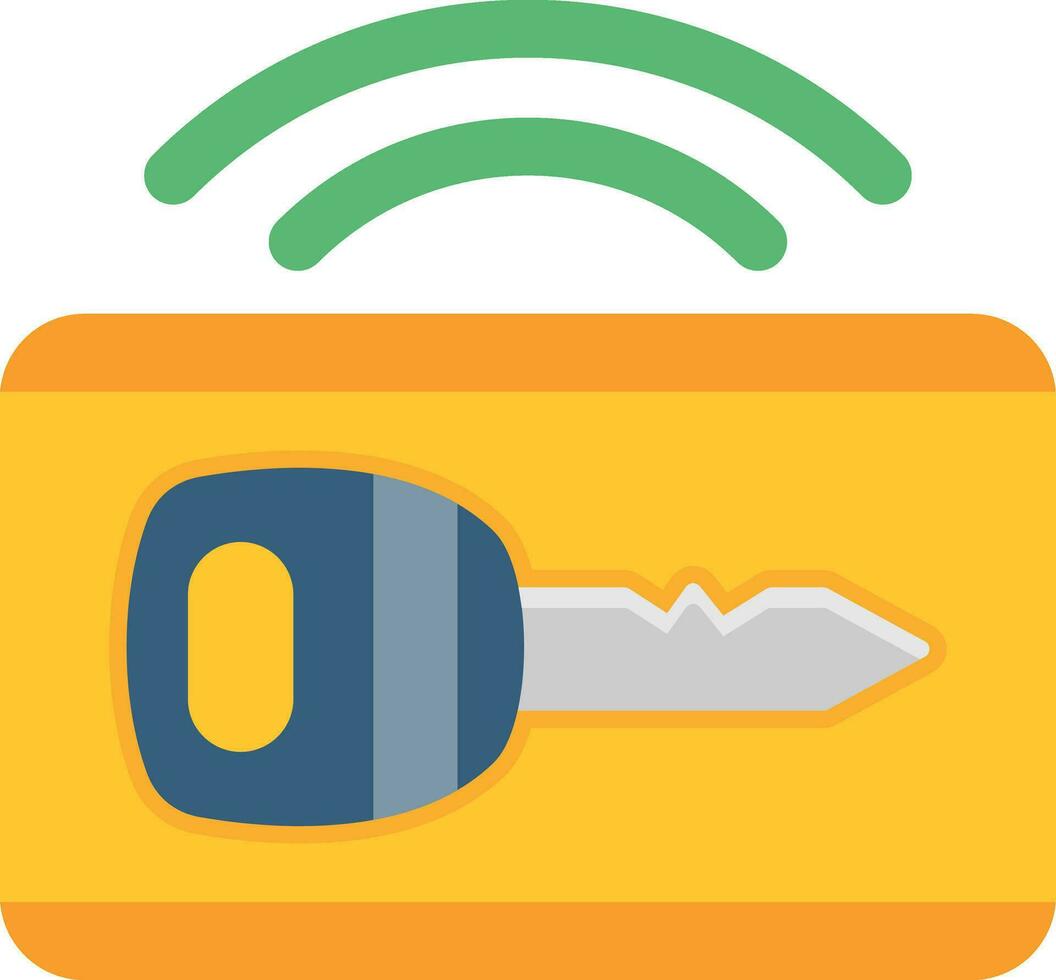 Smart Keycard Vector Icon
