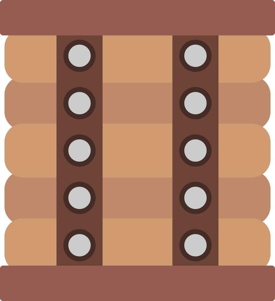 Wooden Box Vector Icon