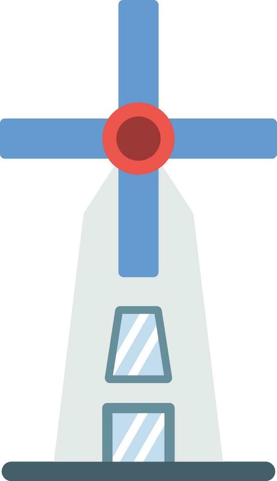 Windmill Vector Icon