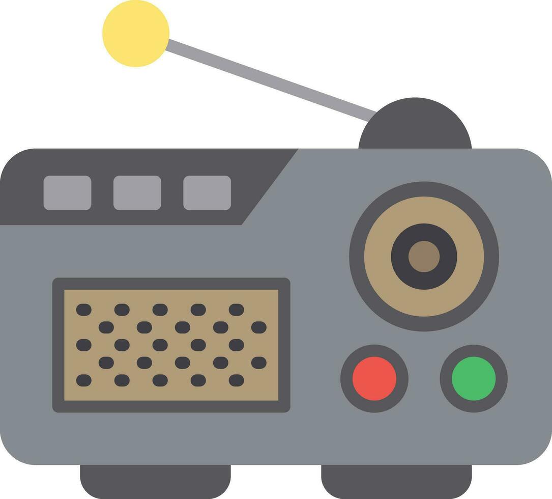 icono de vector de radio