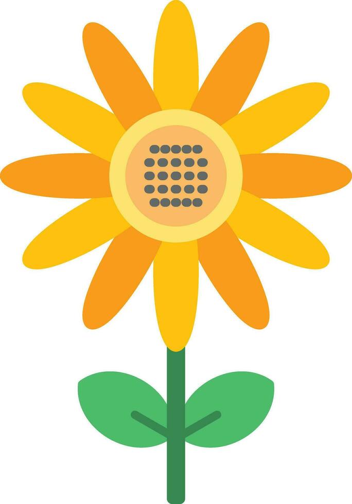 Sunflower Vector Icon