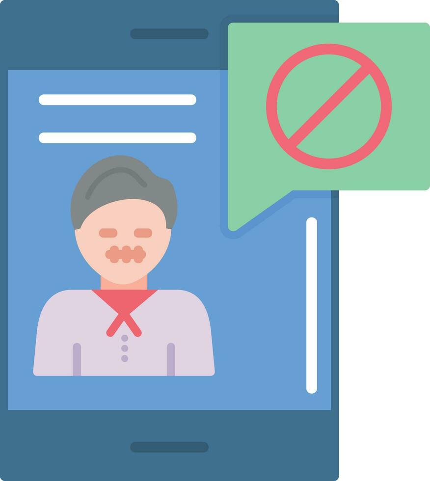 No Speak Vector Icon