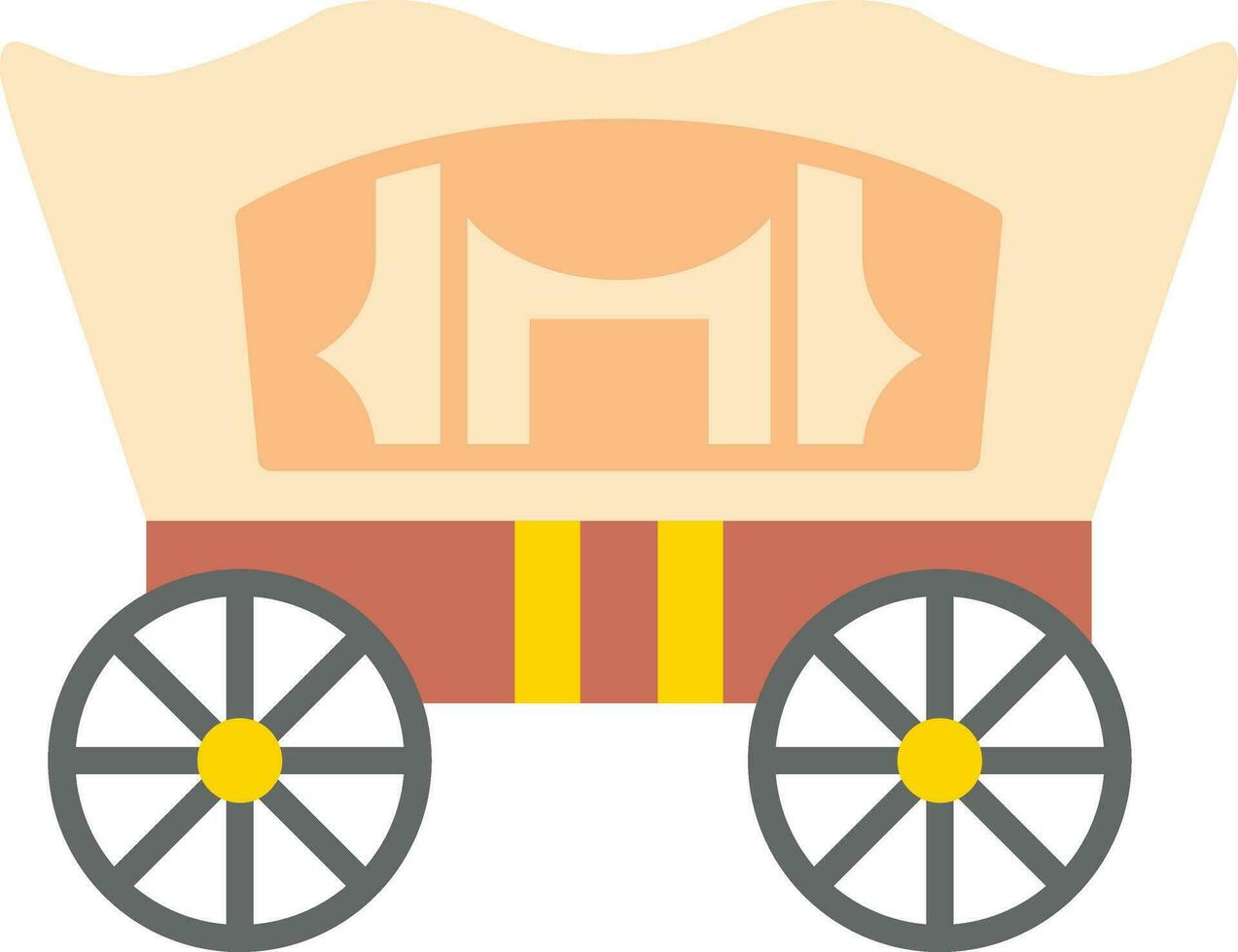 Desert Carriage Vector Icon