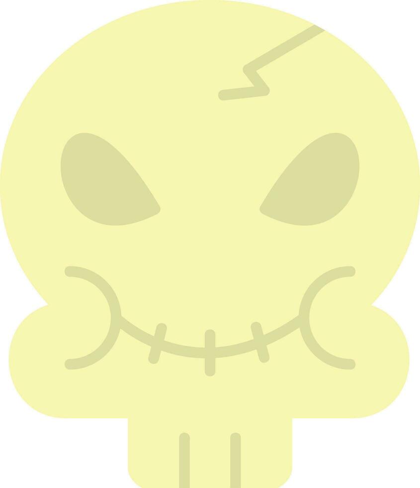 icono de vector de calavera