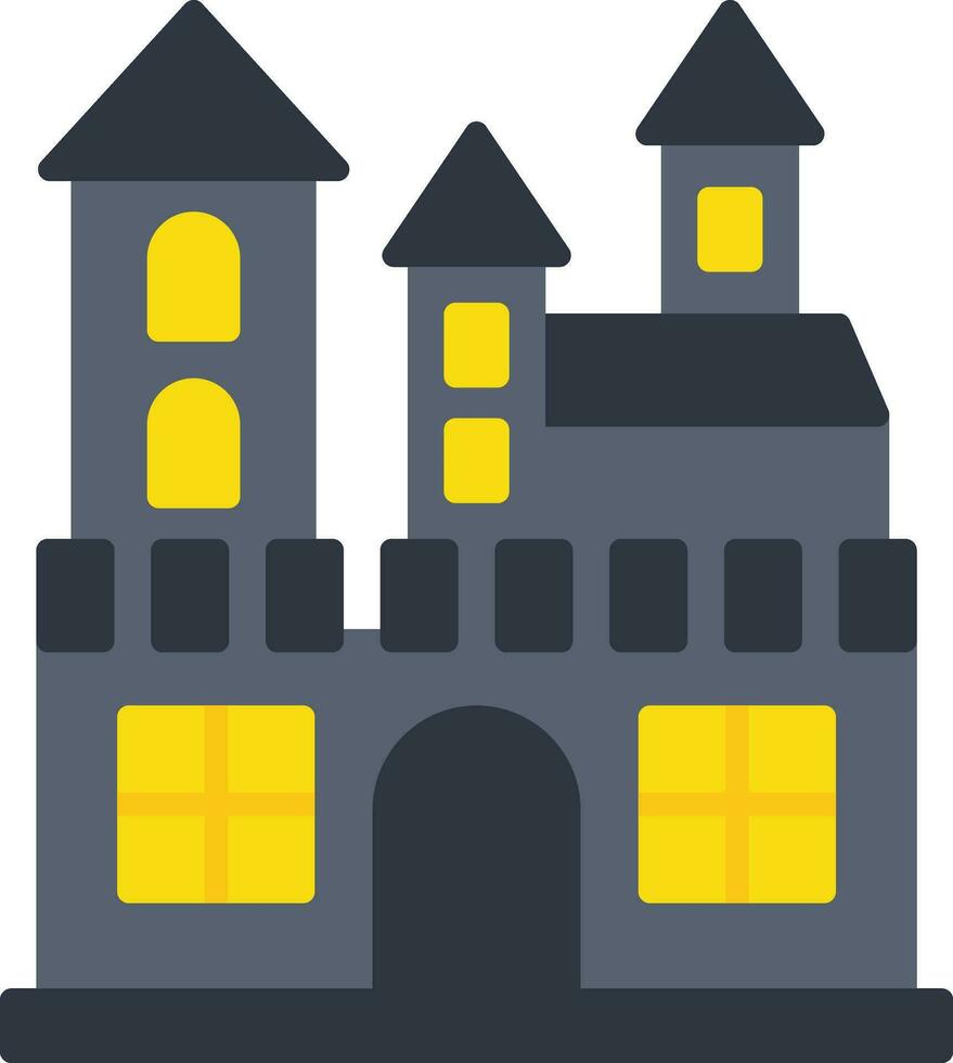 Ghost Castle Vector Icon