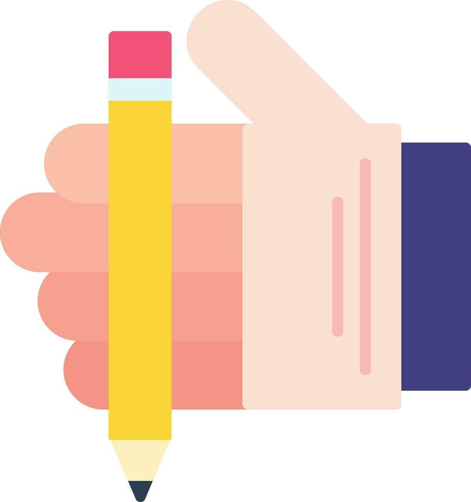 Hand Pencil Vector Icon