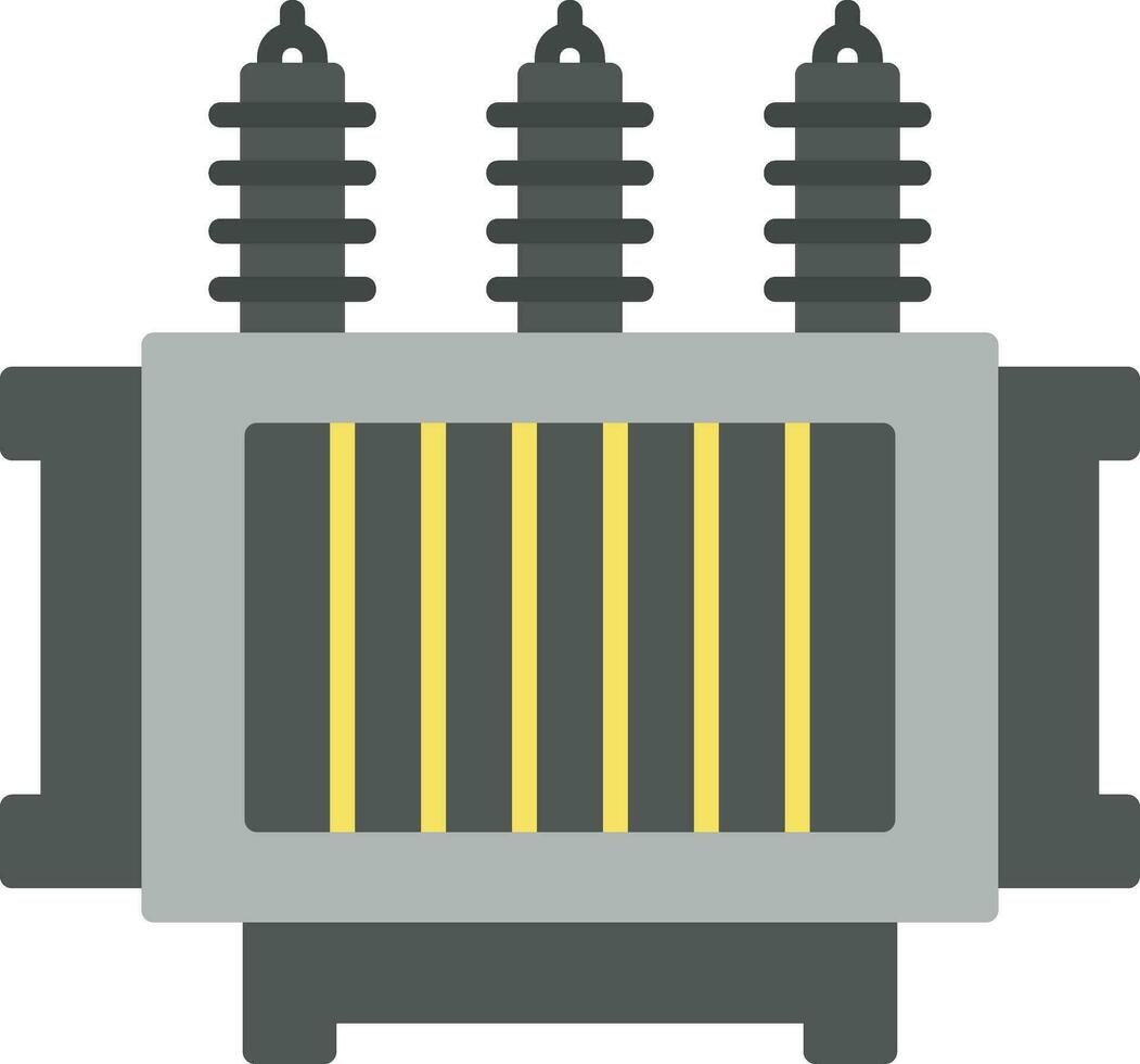 Power Transformer Vector Icon