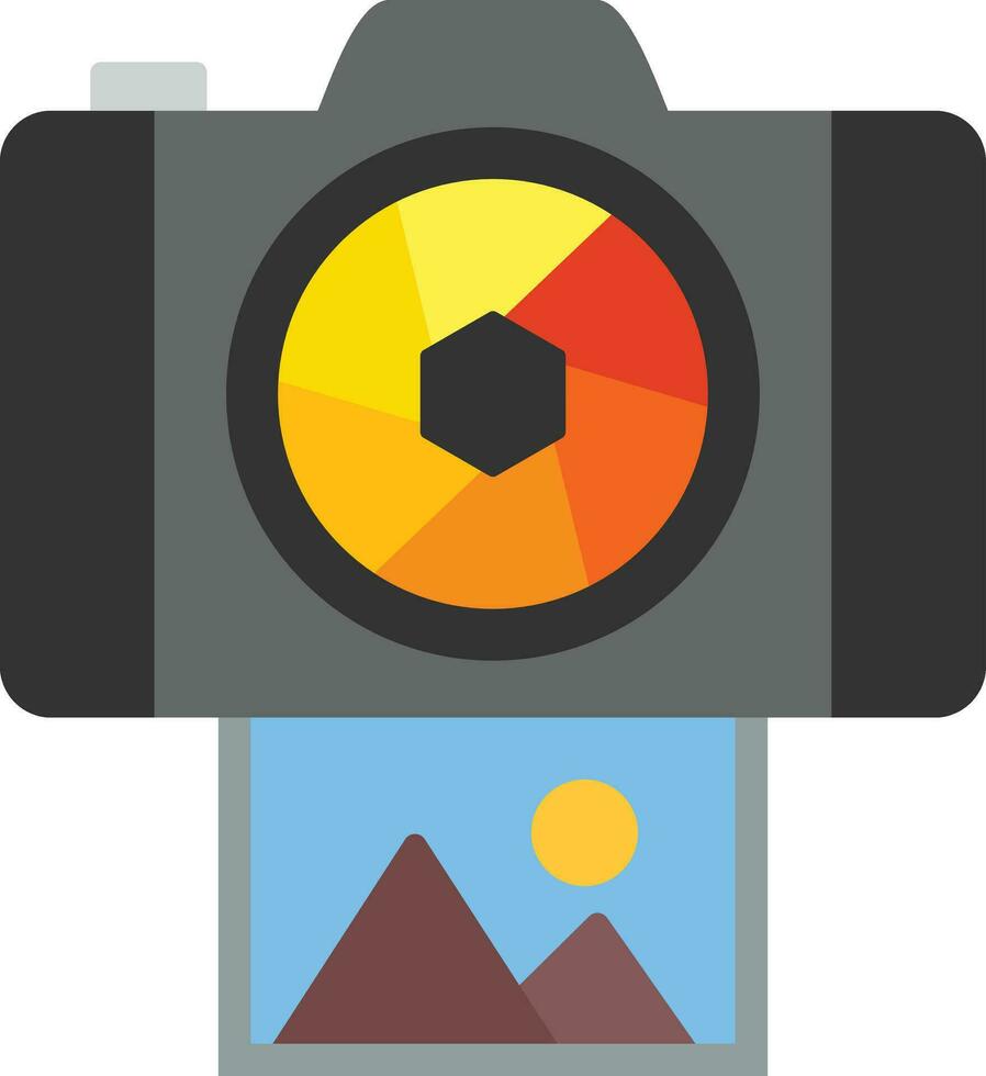 Instant Camera Vector Icon